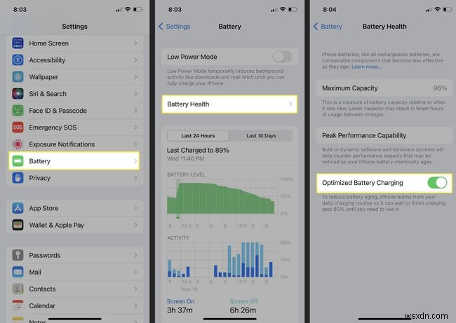 iPhone पर अनुकूलित बैटरी चार्जिंग क्या है?