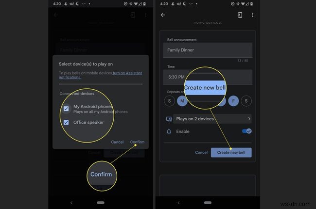 Android पर Google फ़ैमिली बेल कैसे सेट करें