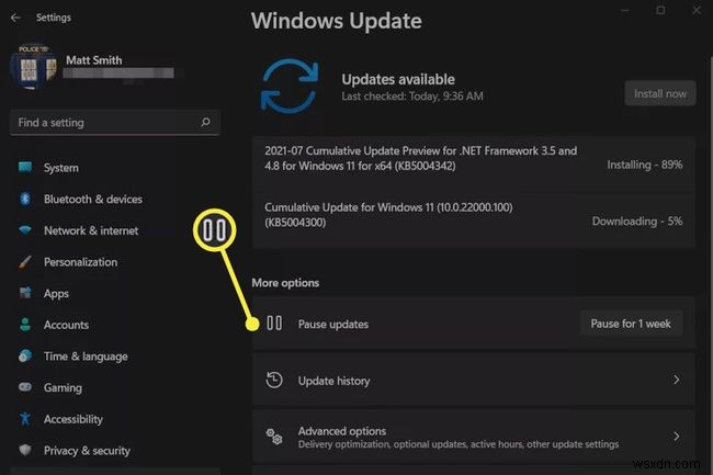 Windows 11 अपडेट को प्रगति पर कैसे रोकें