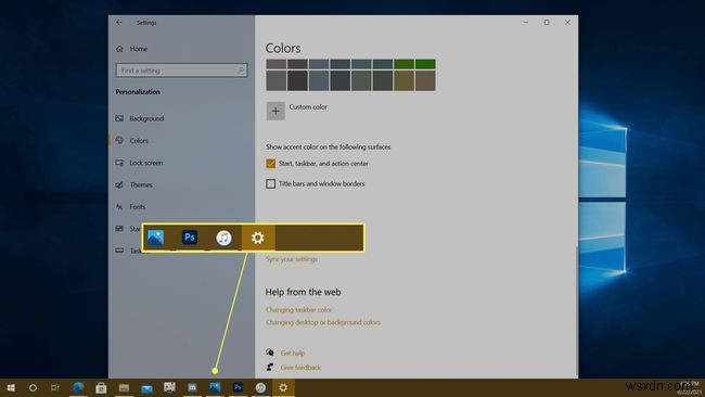 Windows 10 में टास्कबार का रंग कैसे बदलें