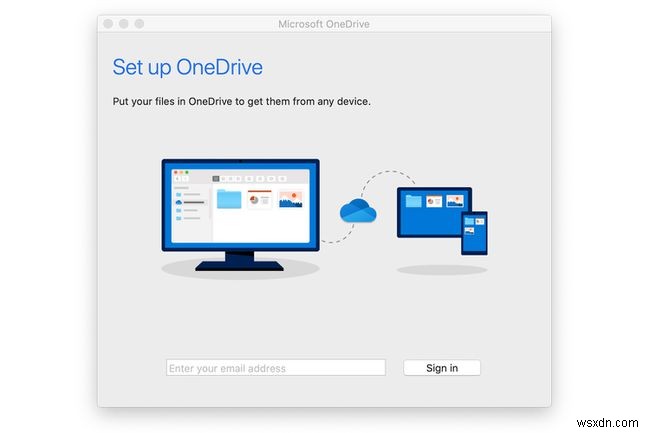 Mac के लिए Microsoft OneDrive कैसे सेट करें