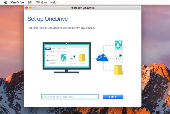 Mac के लिए Microsoft OneDrive कैसे सेट करें