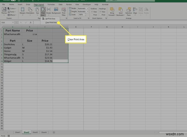Excel में किसी पेज को कैसे डिलीट करें