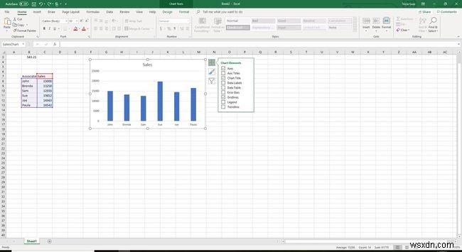 जानें कि Excel में चार्ट अक्षों को कैसे दिखाना या छिपाना है