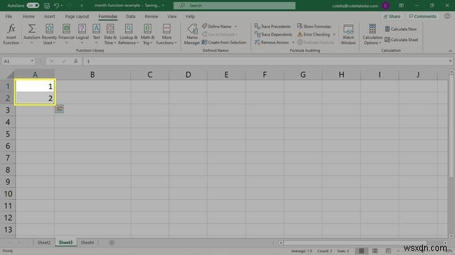 Excel में MONTH फॉर्मूला का उपयोग कैसे करें