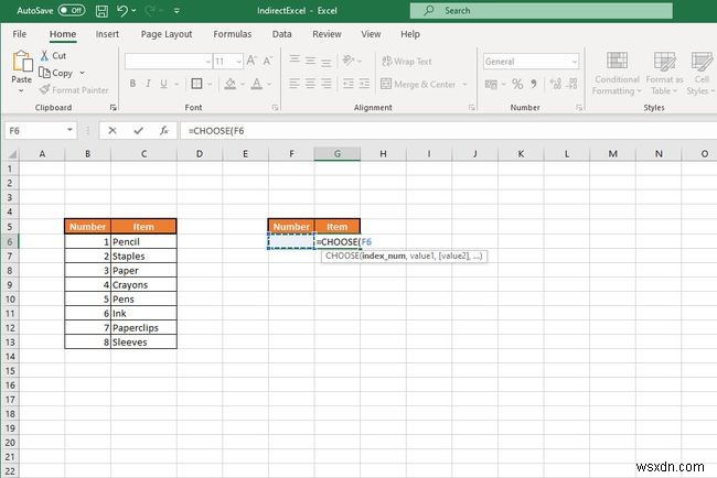 Excel में CHOOSE फ़ंक्शन का उपयोग कैसे करें