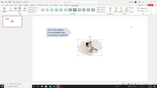 PowerPoint में किसी आकृति को कैसे क्रॉप करें