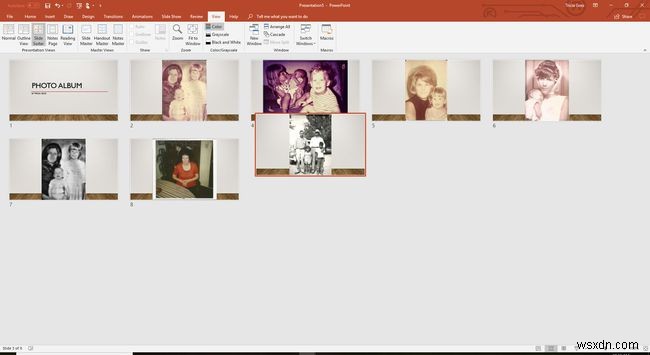 PowerPoint में डिजिटल फोटो एलबम कैसे बनाएं