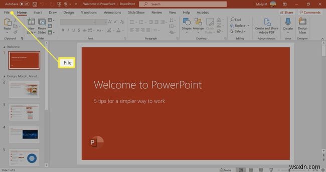 PowerPoint में एक पेज पर एकाधिक स्लाइड कैसे प्रिंट करें