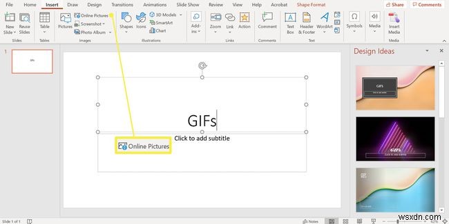 PowerPoint में GIF कैसे लगाएं
