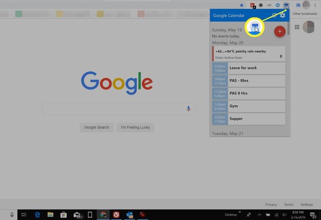 अपने विंडोज डेस्कटॉप पर Google कैलेंडर कैसे प्राप्त करें