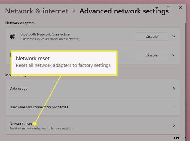 Windows 11 में नेटवर्क सेटिंग्स कैसे रीसेट करें