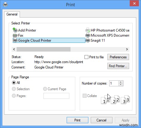 Google क्लाउड प्रिंट के साथ विंडोज़ में दूरस्थ रूप से फ़ाइलें प्रिंट करें
