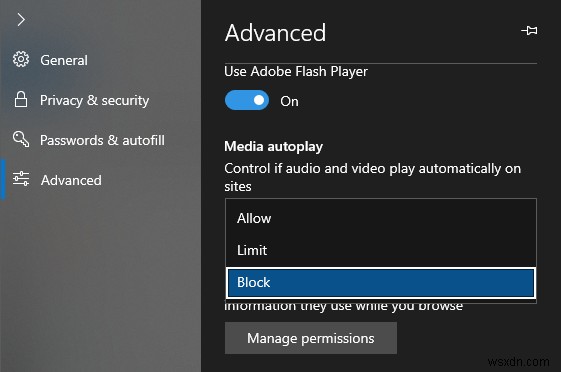 Microsoft Edge में वीडियो ऑटो प्ले को अक्षम कैसे करें