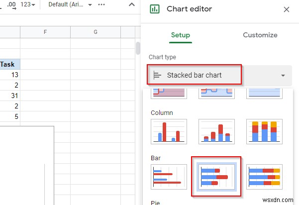 Google डॉक्स में गैंट चार्ट कैसे जोड़ें 
