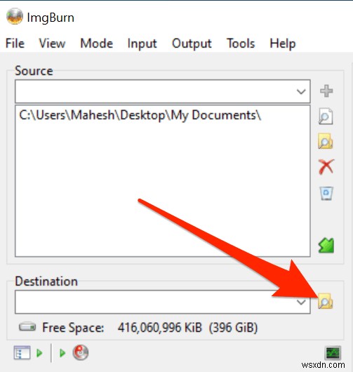 विंडोज़ में एक फ़ोल्डर से एक आईएसओ फाइल बनाएं 