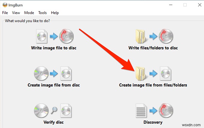 विंडोज़ में एक फ़ोल्डर से एक आईएसओ फाइल बनाएं 