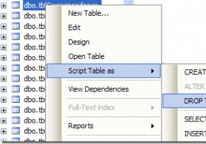 SQL में एक ऑल्टर टेबल स्क्रिप्ट कैसे उत्पन्न करें 