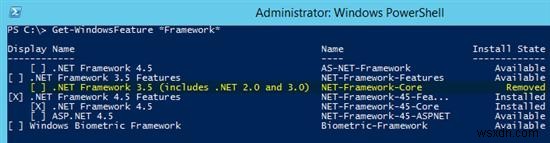 Windows Server 2012 R2 पर .NET Framework 3.5 कैसे स्थापित करें 