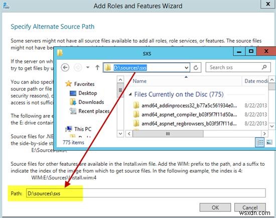 Windows Server 2012 R2 पर .NET Framework 3.5 कैसे स्थापित करें 
