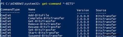 BITS और PowerShell का उपयोग करके अविश्वसनीय नेटवर्क पर बड़ी फ़ाइलों की प्रतिलिपि बनाना 