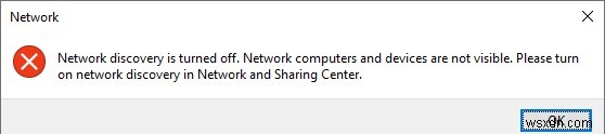 विंडोज 10 में नेटवर्क कंप्यूटर दिखाई नहीं दे रहे हैं 