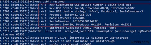 VMWare ESXi से वर्चुअल मशीन में USB डिवाइस पासथ्रू को कॉन्फ़िगर करना 