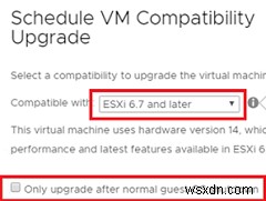 VMware ESXi में VM हार्डवेयर संस्करण को कैसे अपग्रेड करें? 