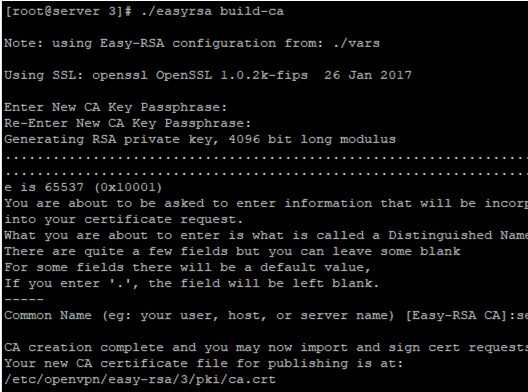Linux CentOS/RHEL पर OpenVPN सर्वर स्थापित और कॉन्फ़िगर करें 