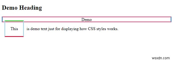 CSS में बॉर्डर-कलर प्रॉपर्टी 