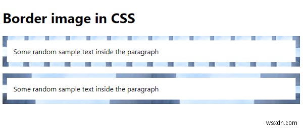 CSS में बॉर्डर इमेज कैसे बनाएं 