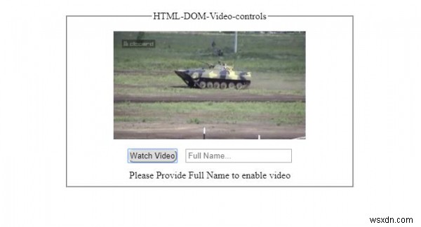 HTML DOM वीडियो संपत्ति को नियंत्रित करता है 