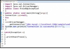 java.sql.SQLException को हल करें:लोकलहोस्ट टेस्ट के लिए कोई उपयुक्त ड्राइवर नहीं मिला? 
