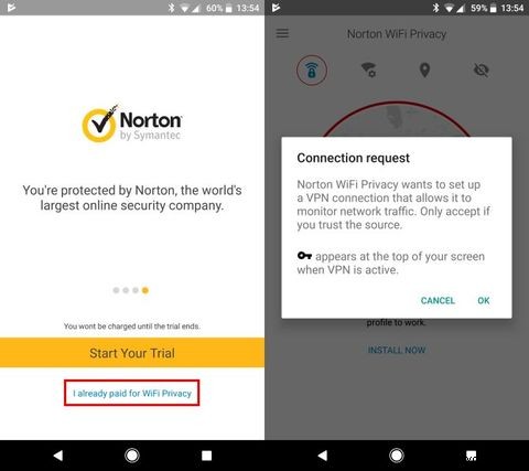 Norton WiFi गोपनीयता आपकी कहीं भी जाने पर ब्राउज़िंग को सुरक्षित रखने में मदद करती है