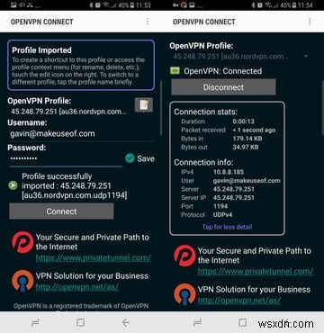 OpenVPN Connect का उपयोग करके अपने स्मार्टफ़ोन को लगभग किसी भी VPN से कनेक्ट करें 