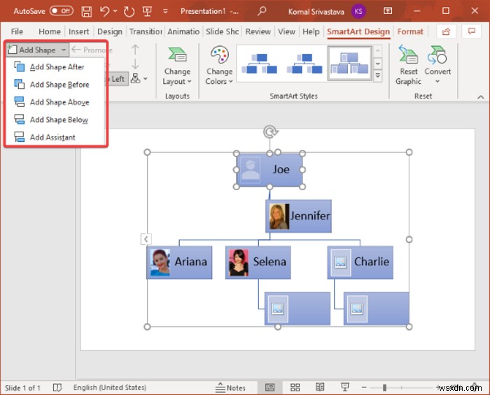 Microsoft PowerPoint में एक संगठन चार्ट कैसे बनाएं 