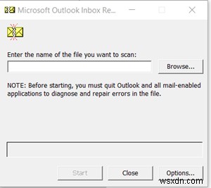 Microsoft Outlook पर अज्ञात त्रुटि 0x80040600 ठीक करें 