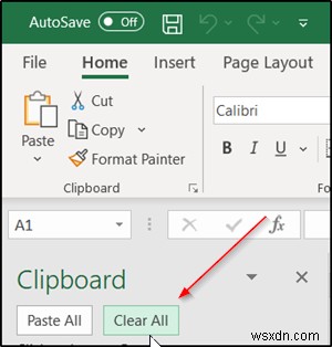 Excel, Word या PowerPoint में क्लिपबोर्ड को कैसे साफ़ करें 