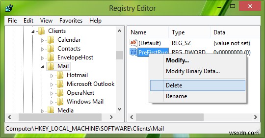 Outlook में अनुरोधित क्रिया त्रुटि करने के लिए कोई ईमेल प्रोग्राम संबद्ध नहीं है 
