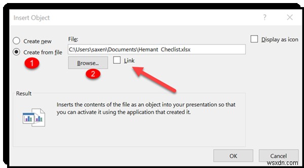 Microsoft PowerPoint में एक्सेल वर्कशीट में डेटा के एक हिस्से को कैसे लिंक करें