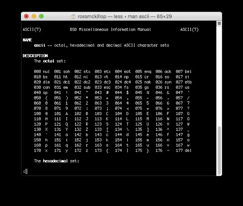 अपने Mac पर ASCII कोड कैसे खोजें
