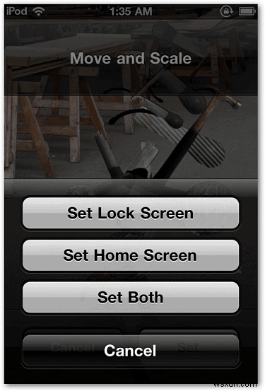 अपने iPhone और iPod टच वॉलपेपर या लॉक स्क्रीन को कस्टम सामग्री से बदलें