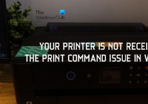 फिक्स योर प्रिंटर को विंडोज 11 में प्रिंट कमांड इश्यू नहीं मिल रहा है 