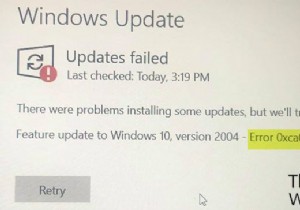 Windows 11/10 . पर Windows अद्यतन त्रुटि 0xca020007 ठीक करें 