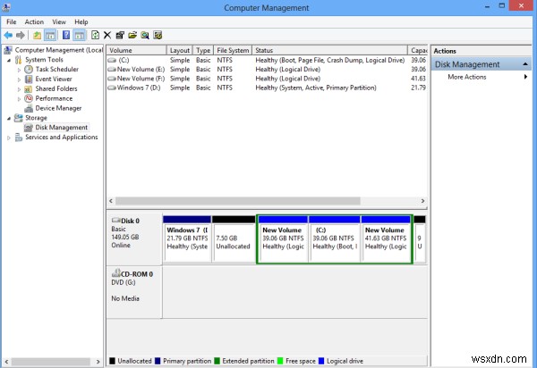 विंडोज 11/10 में डिस्क प्रबंधन टूल का उपयोग करके नया बनाएं, आकार बदलें, विभाजन बढ़ाएं 