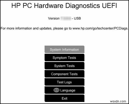 विंडोज 11/10 पर एचपी पीसी हार्डवेयर डायग्नोस्टिक्स यूईएफआई का उपयोग करना 