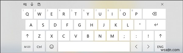 विंडोज 10 में ऑनस्क्रीन कीबोर्ड पारदर्शी या पूरी तरह से सफेद हो जाता है 