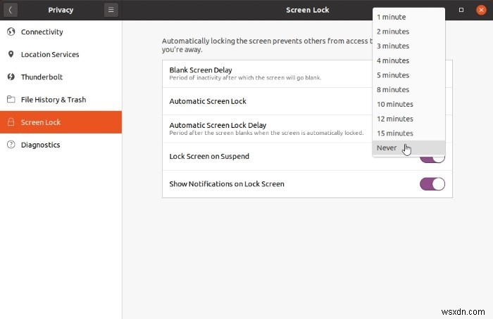Ubuntu में लॉक स्क्रीन को डिसेबल कैसे करें 