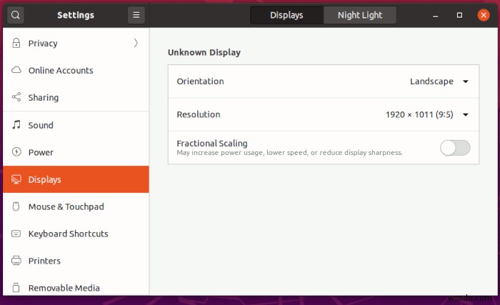Ubuntu 20.04 में भिन्नात्मक स्केलिंग को कैसे सक्षम करें 