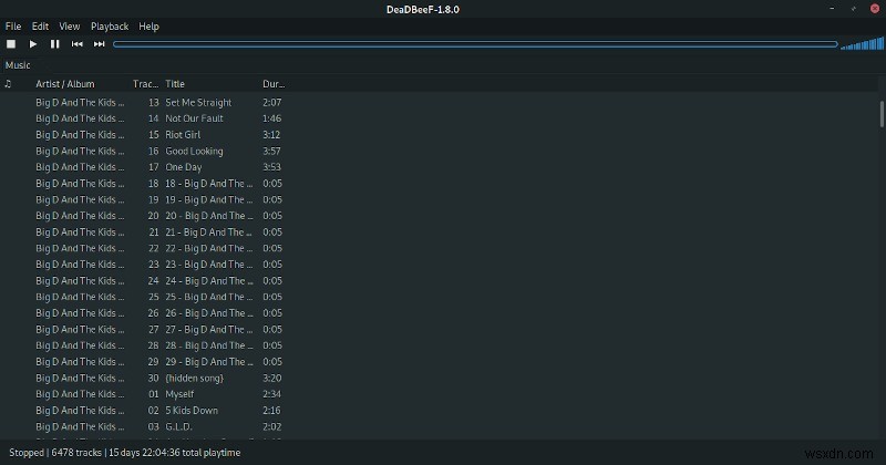 DeaDBeeF के साथ अपनी Linux संगीत लाइब्रेरी को बेहतर बनाएं 